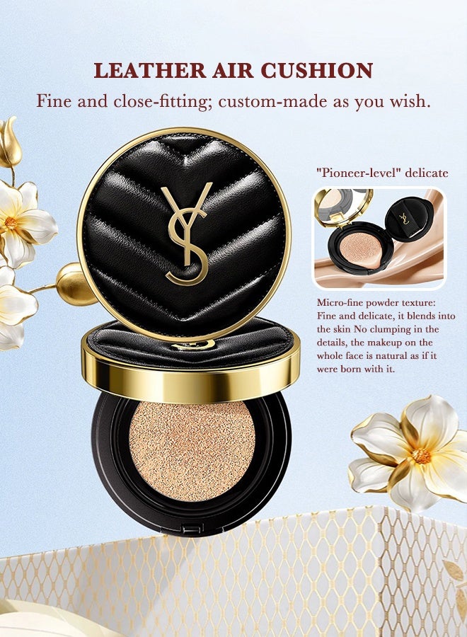 Luxury Perfume & Makeup Gift Set for Her, 30ml EDP, Leather Cushion Compact & Mini Lipsticks, Ideal Beauty Present for Women - Image 5